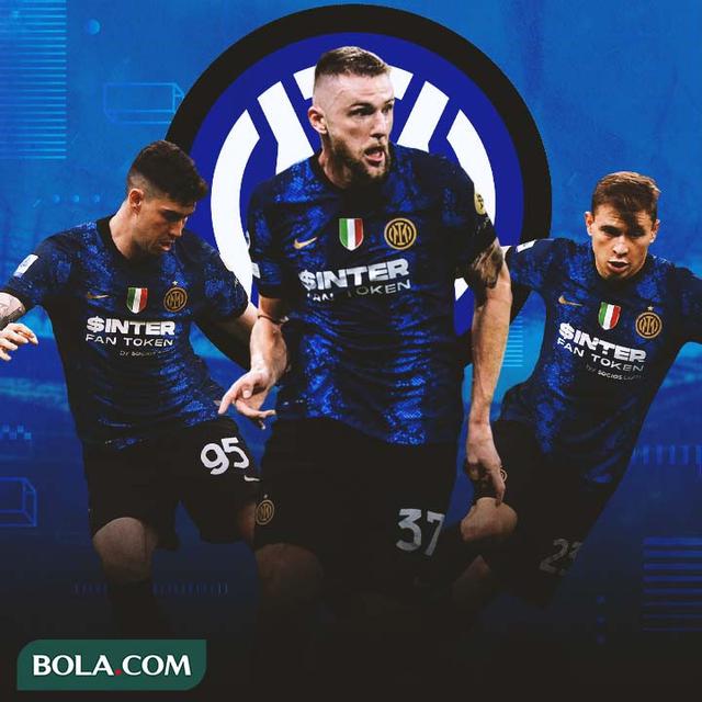 Inter Milan - Alessandro Bastoni, Milan Skriniar, Nicolo Barella