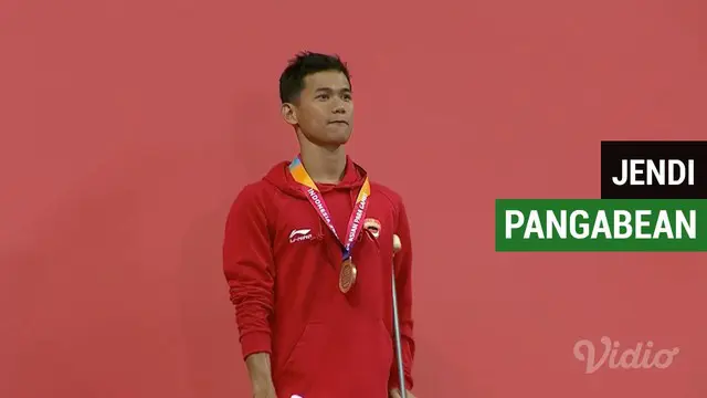 Jendi Pangabean, menyabet medali perunggu pada nomor 100 meter gaya bebas putra S9 Asian Para Games 2018.