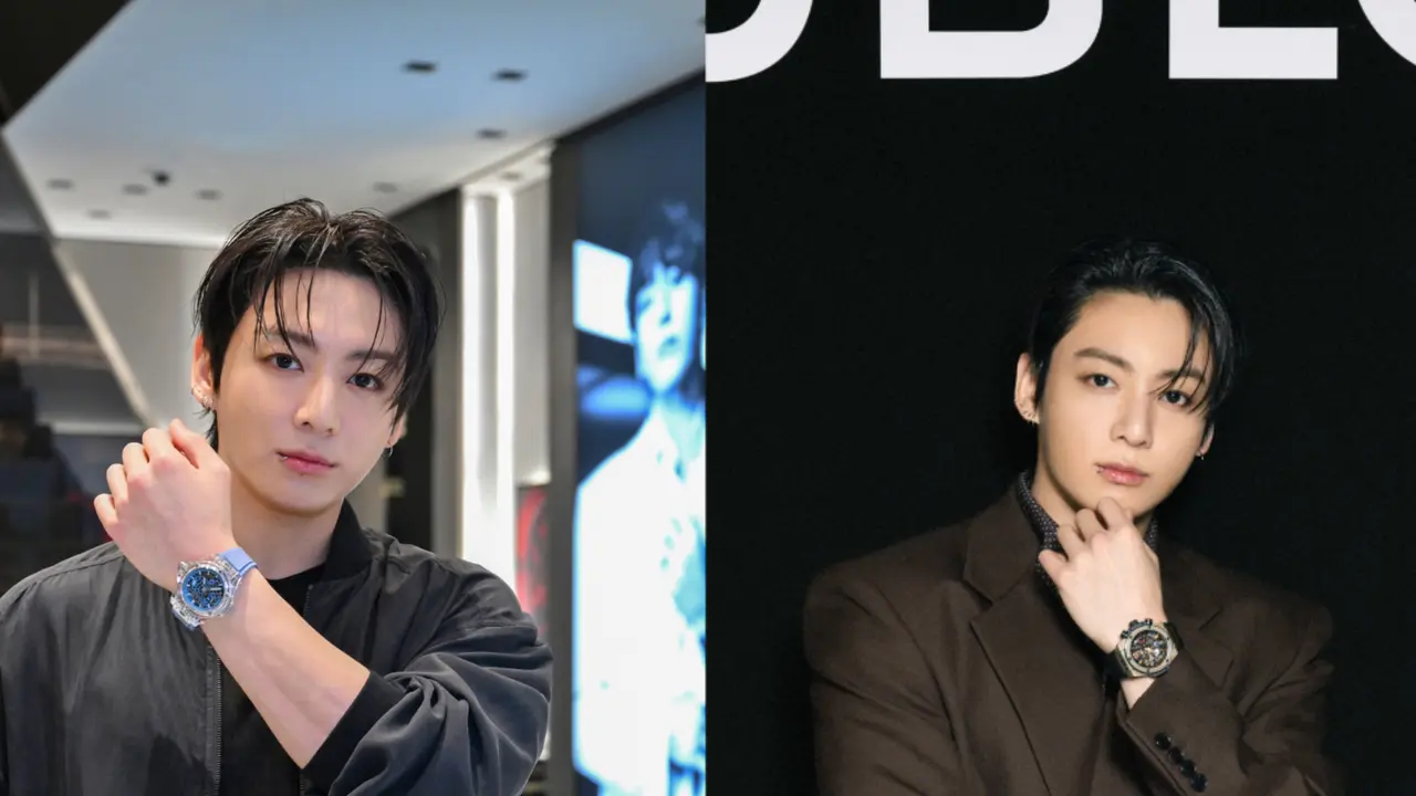 Jung Kook BTS Tampil Stylish di Butik Hublot Jepang, Padukan Setelan Cokelat dan Gaya Serba Hitam