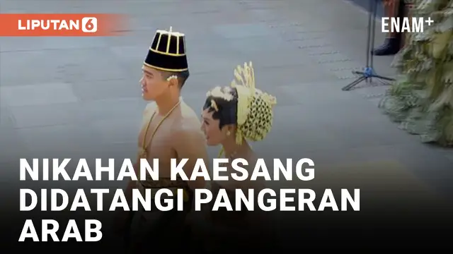 Pangeran Arab Bakal Datang ke Nikahan Kaesang