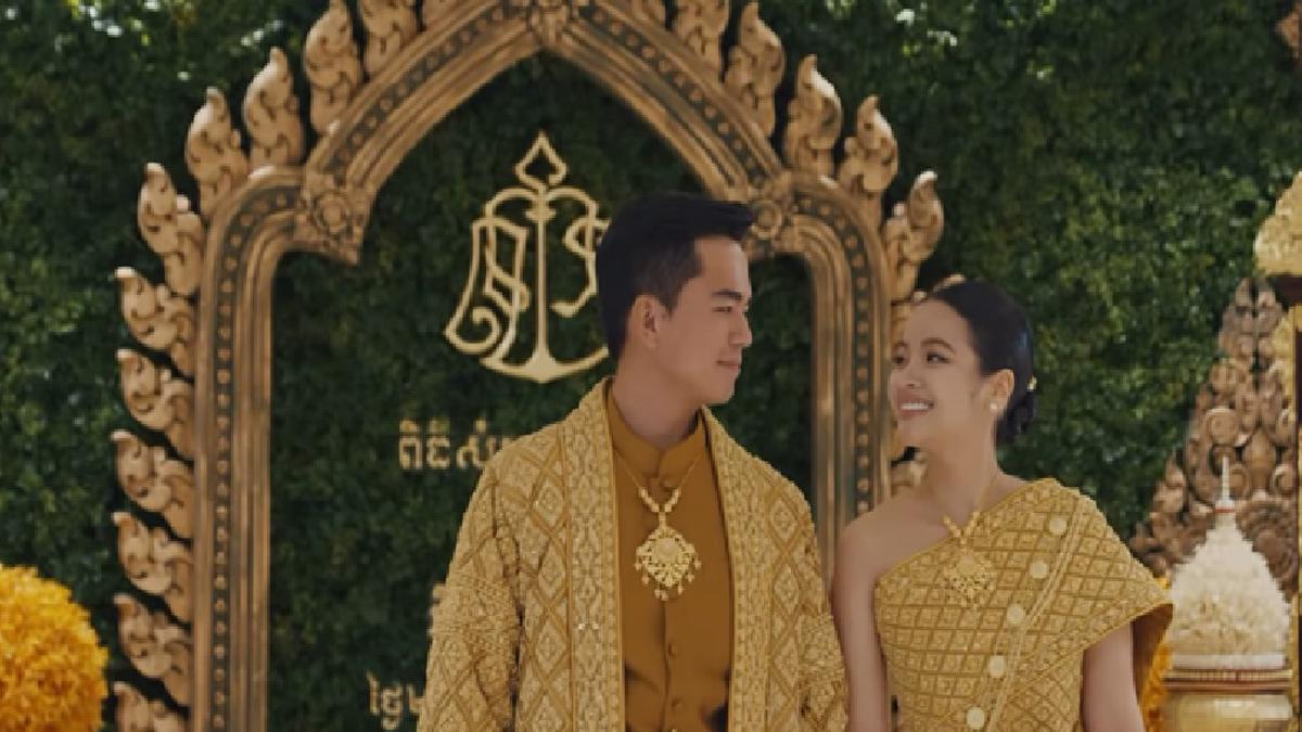 Pernikahan Megah Putri Pongsoriya Norodom dari Kamboja, Anggun Berbalut Busana Pengantin Khmer dan Barat