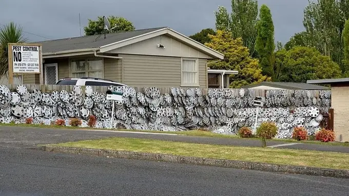 8 Potret Pagar Rumah Nyeleneh, Ada yang Dari Motor
