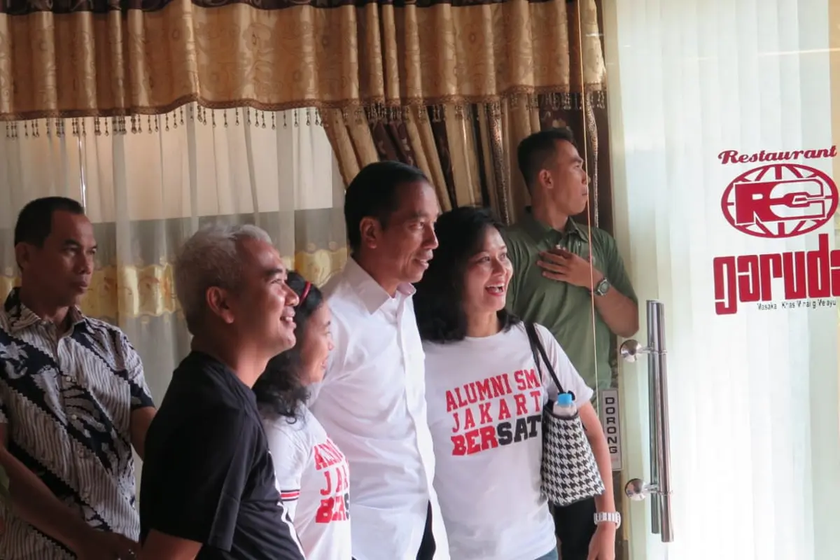 Capres petahana Jokowi. (Liputan6.com/Lizsa Egeham)