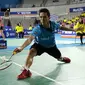 Langkah tunggal putra Indonesia Jonatan Christie di Korea Open Super Series 2015 terhenti di babak kedua, Kamis (17/9/2015). (Liputan6.com/Humas PP PBSI)