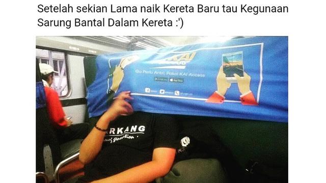 6 Kelakuan Kocak saat di Dalam Kereta Api Ini Bikin Ketawa