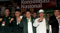 Rapat yang dihadiri petinggi partai dan digelar di Kantor DPP PKB ini membahas strategi pemenangan Joko Widodo pada Pilpres 2014, Selasa (13/5/14). (Liputan6.com/Johan Tallo)