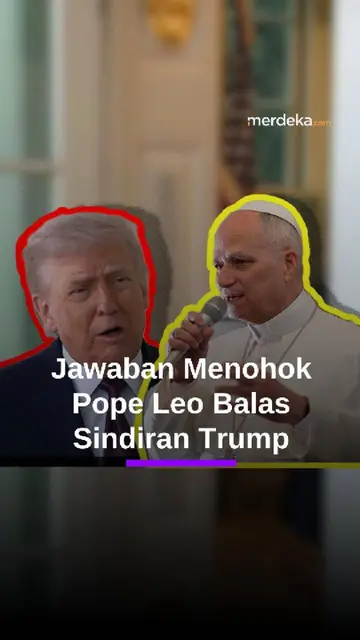 Pope Leo Langsung Balas Donald Trump dengan Jawaban Menohok