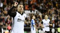 7. Rodrigo Moreno (Valencia) - 15 Gol (1 Penalti). (AFP/Jose Jordan)
