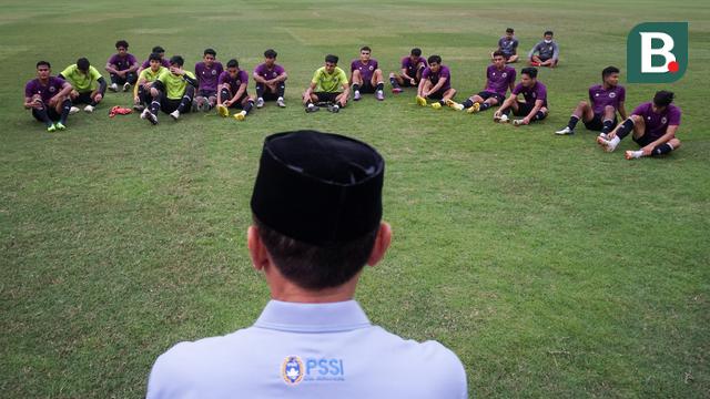Foto: Aksi Para Penggawa Timnas Indonesia U-23 Saat Latihan Persiapan SEA Games 2021