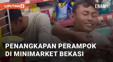 Sejumlah warga berhasil menangkap pria yang mencoba merampok minimarket. Kejadian itu berada di wilayah Jatimulya Tambun Selatan, Bekasi. Selasa (5/3/2024)