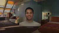 Avatar digital saat FaceTime menggunakan Apple Vision Pro (Apple)