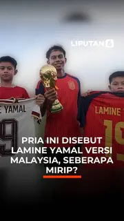 Pria Ini Disebut Lamine Yamal versi Malaysia, Seberapa Mirip?