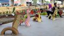 Upaya dekarbonisasi Taman Interaksi ini bisa menjadi sarana edukasi, pendidikan, dan interaksi sosial warga. (Liputan6.com/Herman Zakharia)
