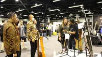 Produk alat musik Indonesia berhasil mencatat transaksi potensial sebesar USD 2,17 miliar atau sebesar Rp31 miliar di pameran The National Association of Music Merchants (NAMM) Show yang merupakan pameran tahunan alat musik terbesar di dunia. (Dok. Kemendag)