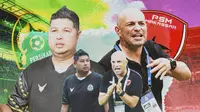BRI Liga 1 - Aidil Sharin Sahak vs Bernardo Tavares (Bola.com/Decika Fatmawaty)