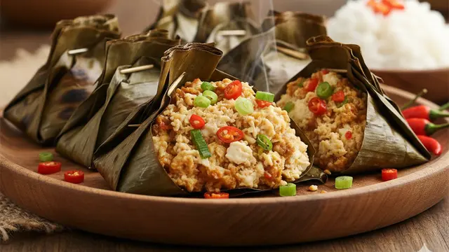 Resep pepes tahu telur (Foto: Gemini AI)