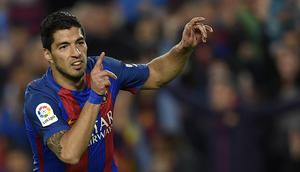 2. Luis Suarez (Barcelona) - 22 Gol. (AFP/Lluis Gene)