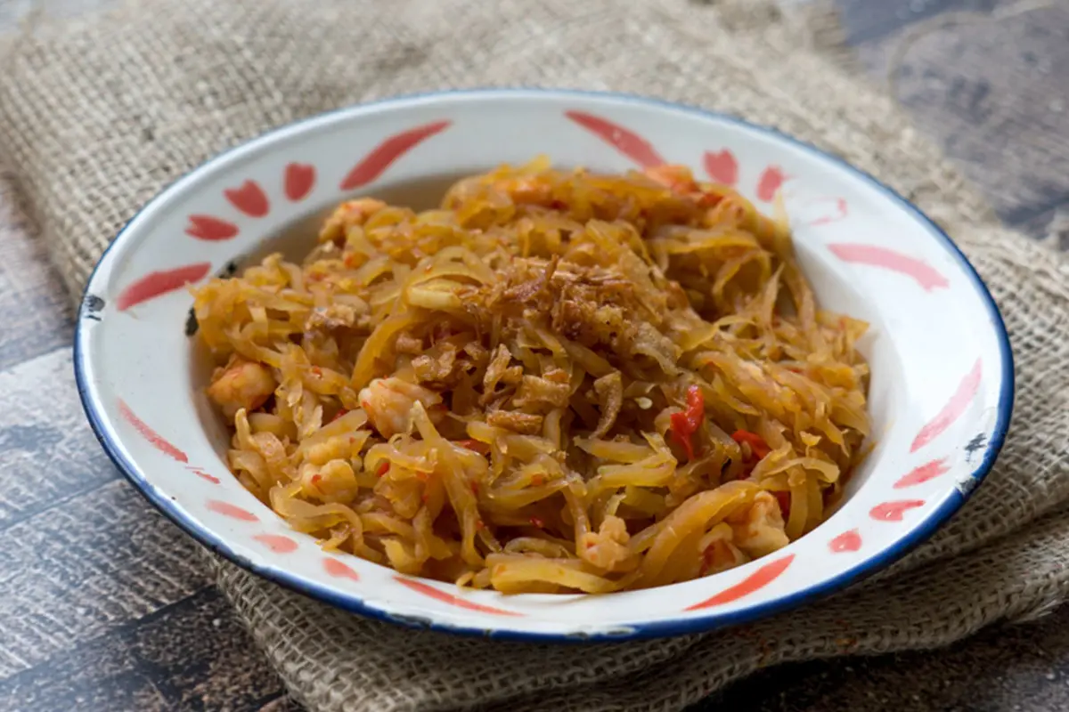tumis pepaya muda