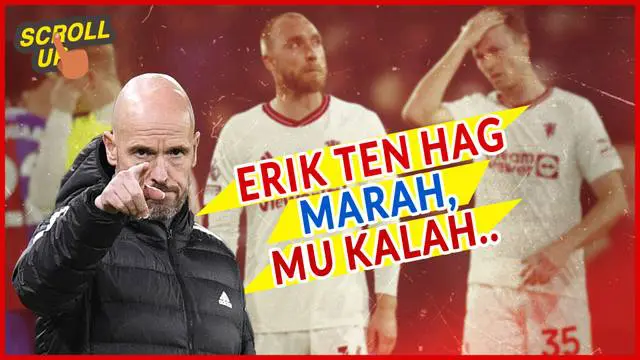 Berita Video, Erik ten Hag geram saat Manchester United telan kekalahan kontra Crystal Palace pada Selasa (7/5/2024)
