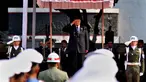 Presiden SBY menjadi inspektur upacara peringatan Hari Kesaktian Pancasila di Monumen Lubang Buaya, Jakarta, (1/10/14). (Liputan6.com/Johan Tallo)