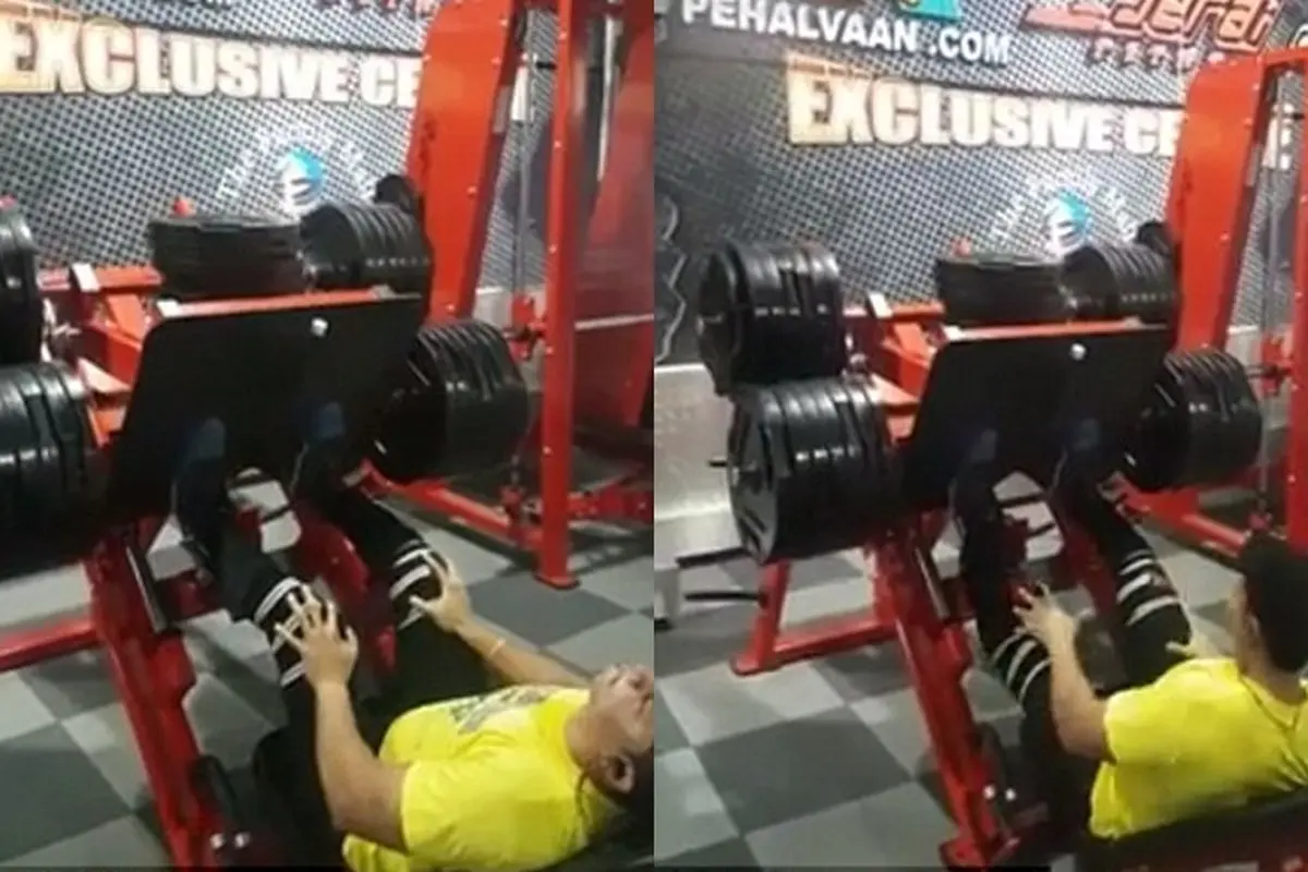 Detik-Detik Mengerikan Kaki Binaraga Patah Saat Angkat Beban