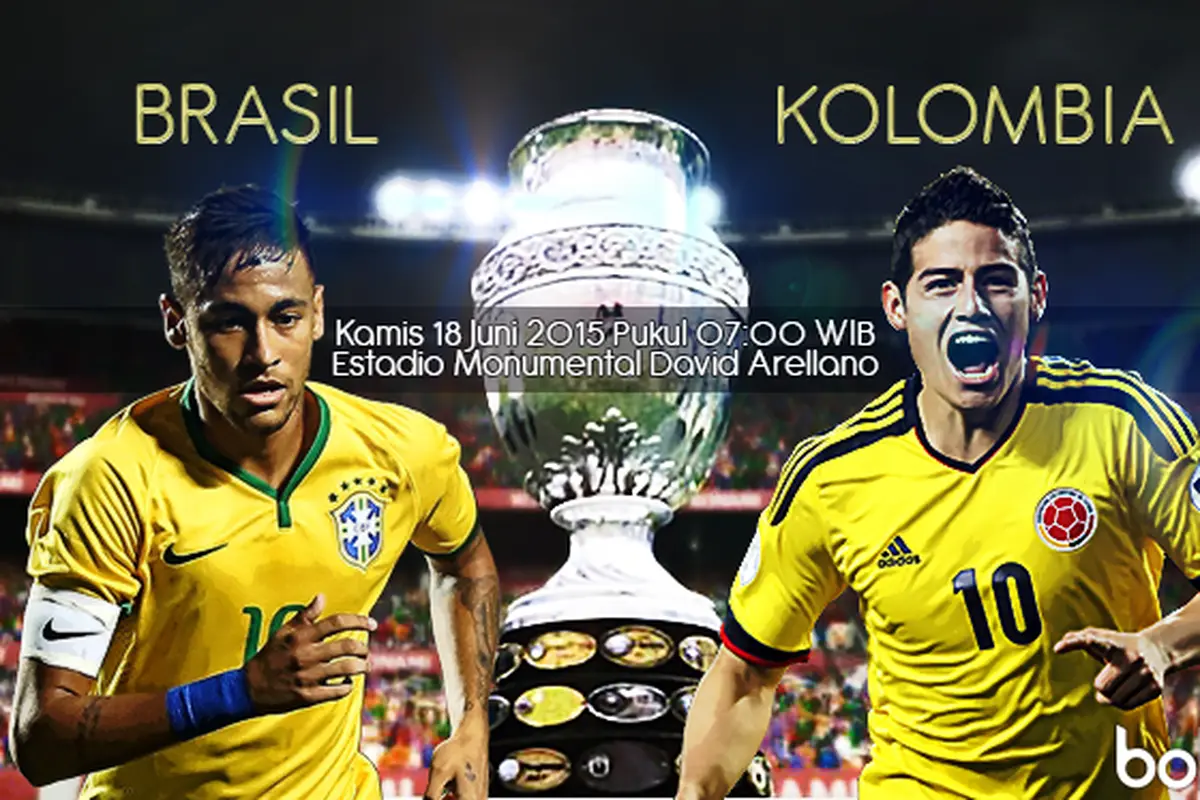 Copa America 2015, Brasil vs Kolombia