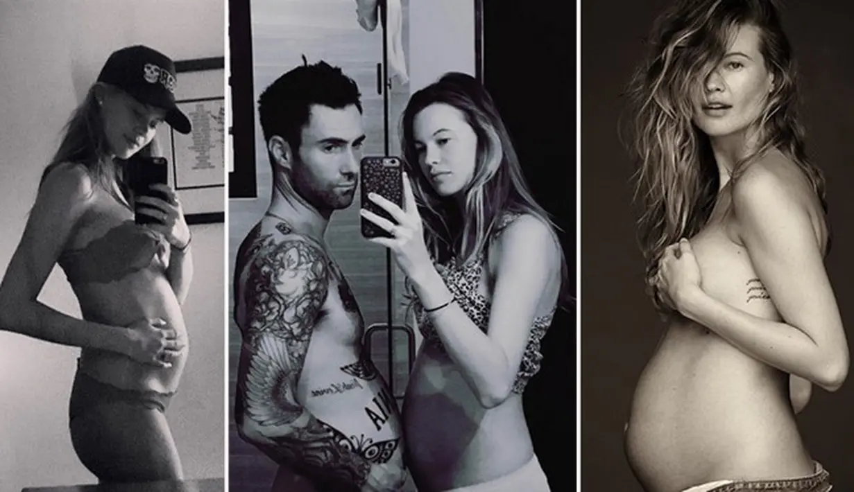 Model Behati Prinsloo istri dari pentolan band Maroon 5, Adam Levine baru saja melahirkan anak pertamanya. Rabu, (21/9/2016) Behati melahirkan di California. Demi sang buah hatinya, Levine rela mengundurkan konsernya. (Instagram/behatiprinsloo)