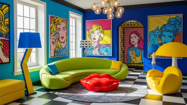 Inspirasi Interior Unik dan Penuh Warna/Gemini AI