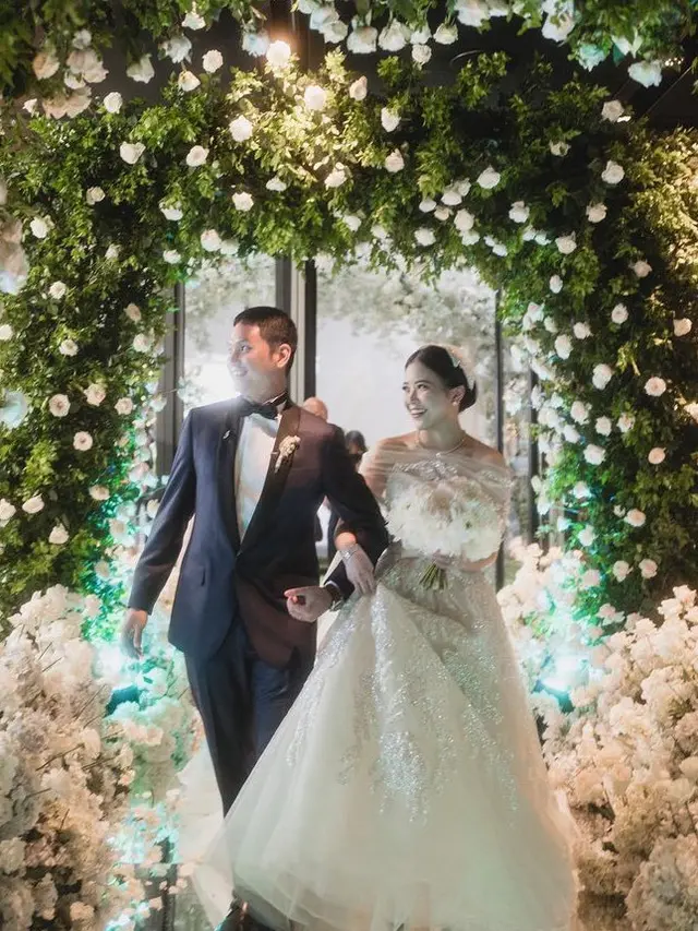 Jessica Tanoesoedibjo saat menikah