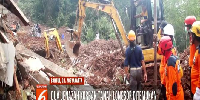 Tim SAR Evakuasi 2 Jenazah Korban Longsor di Kompleks Makam Raja Yogyakarta