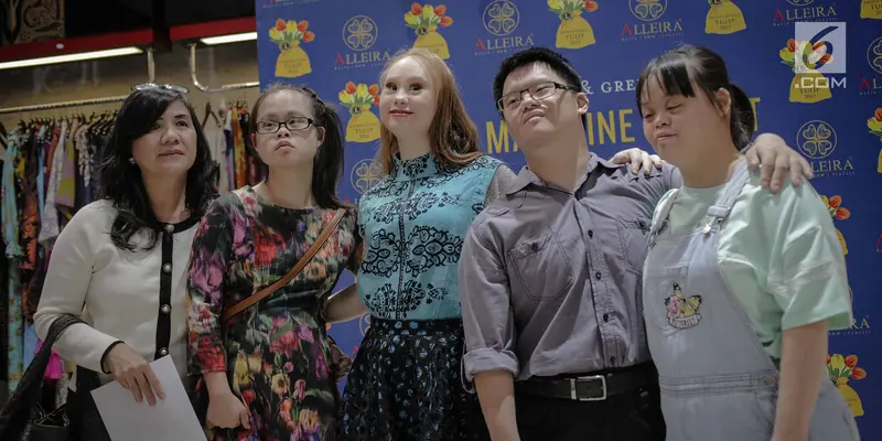 Model Down Syndrome Madeline Stuart Sapa Penggemar di Jakarta
