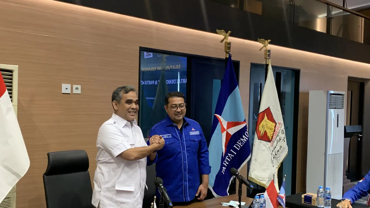 Elite Partai Gerindra mendatangi kantor DPP Partai Demokrat pada Kamis siang ini (20/7/2023) dengan dipimpin langsung oleh Sekretaris Jenderal (Sekjen) Partai Gerindra Ahmad Muzani.