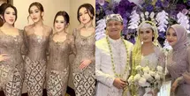 Gaya Bridesmaids Mahlini dan Rizky Febian. [Instagram]