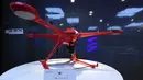Penampakan drone industri yang dibuat oleh Tianjin i-Kingtec Co., Ltd. di Kota Tianjin, China, 1 Desember 2020. Kawasan tersebut telah membangun rantai industri yang lengkap bagi penelitian, pengembangan, produksi, dan pengujian drone. (Xinhua/Zhao Zishuo)