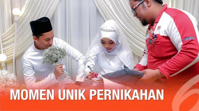 Beredar sebuah video mempelai wanita menerima kedatangan kurir di sela resepsi pernikahannya. Ini terjadi pada resepsi pernikahan sepasang kekasih di Malaysia.