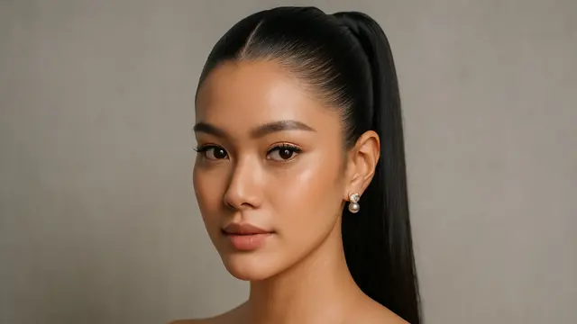 7 Model Rambut Ponytail Modern untuk Kondangan, Simpel tapi Elegan