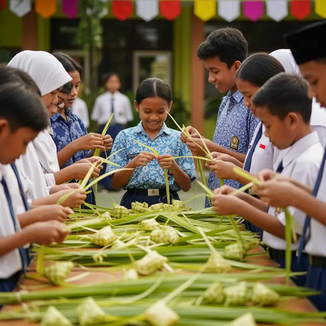 ide permainan halal bi halal di sekolah (Image by Gemini AI)