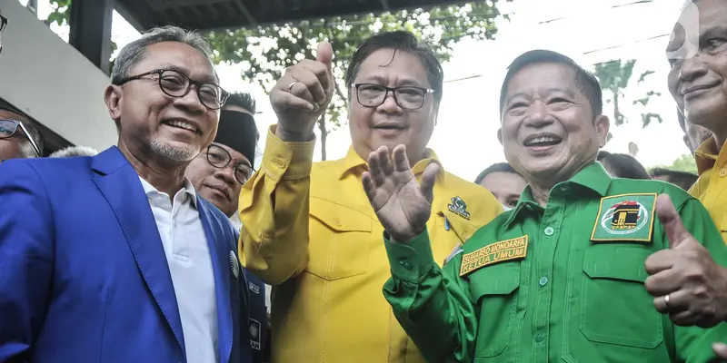 Tiga Petinggi Koalisi Indonesia Bersatu Jalan Bersama ke KPU