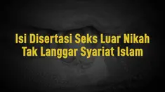 Mahasiswa program doktor UIN Sunan Kalijaga Yogyakarta, Abdul Aziz ajukan disertasi berjudul “Konsep Milk Al Yamin Muhammad Syahrur sebagai Keabsahan Hubungan Seksual Nonmarital”.