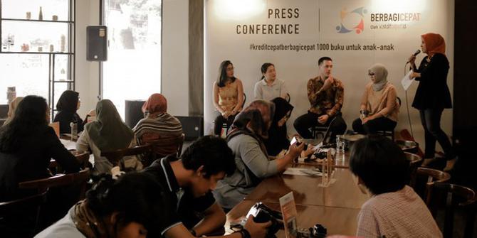 Kreditcepat Gandeng TBI Distribusikan Buku ke Anak Indonesia