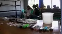 Polisi menemukan sisa narkoba jenis sabu di dalam Rutan Manna, Bengkulu.