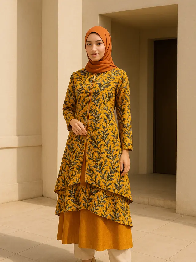 Model Dress Resleting Depan Elegan