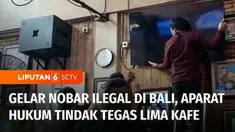 Personel Direktorat Kriminal Khusus Polda Bali dan Penyidik Direktorat Jenderal Kekayaan Intelektual Kemenkumham Republik Indonesia, menindak tegas pengelola kafe dan restoran yang menggelar nonton bareng siaran sepak bola tanpa izin dari pemegang ha...
