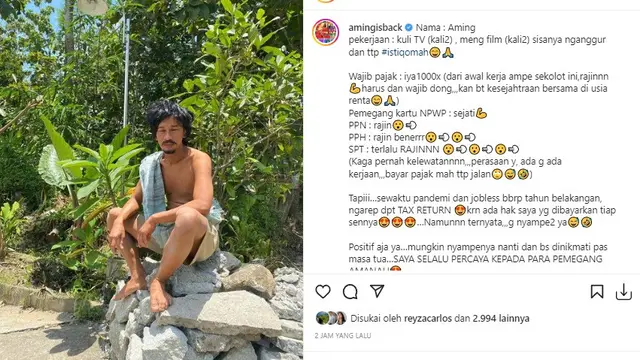 Aming (Foto: Instagram/@amingisback)