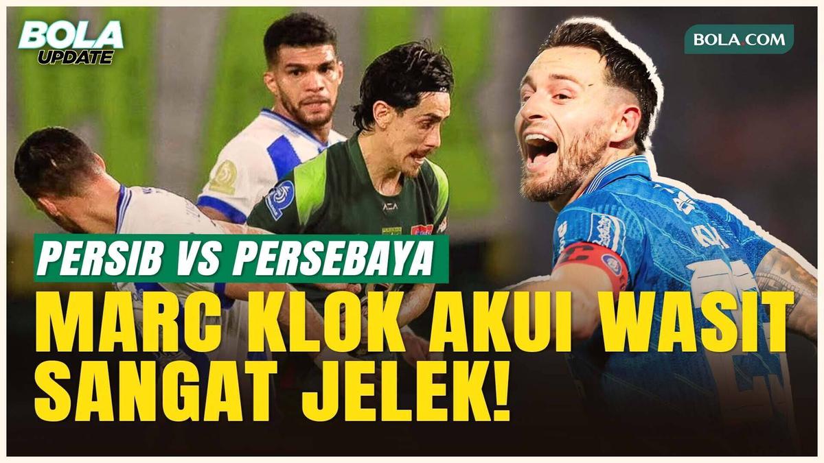 Marc Klok Kritik Keputusan Wasit usai Persib Bandung Imbang Lawan Persebaya Surabaya