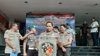 Wakapolri Komjen Pol Gatot Eddy Pramono memberikan arahan kepada Satuan Tugas Anti Mafia Bola Jilid III, Selasa (11/2/2020)(Liputan6.com/ Ady Anugrahadi)