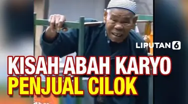 Sebuah video yang menampilkan seorang kakek tengah berjualan cilok viral di media sosial. Dalam video tersebut diceritakan Abah Karyo terpaksa berjualan cilok demi memenuhi kebutuhan sehari-harinya.