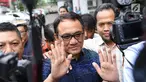 Politikus Partai Demokrat Andi Arief tiba di Gedung BNN, Cawang, Jakarta Timur, Rabu (6/3). Berdasarkan hasil asesmen, Andi Arief diharuskan menjalani proses rehabilitasi secara berkala. (Liputan6.com/Immanuel Antonius)