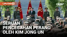 KIM JONG UN SERUKAN PENINGKATAN PENCEGAHAN PERANG DALAM KUNJUNGANNYA KE AKADEMI PERTAHANAN