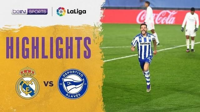 Berita video highlights pekan ke-11 Liga Spanyol 2020/2021 antara Real Madrid melawan Deportivo Alaves yang berakhir dengan skor 1-2, Minggu (29/11/2020) dinihari WIB.